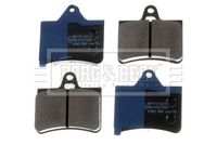 BORG & BECK BBP1710 - Juego de pastillas de freno