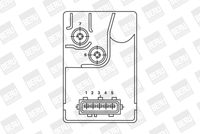 HELLA 4RV008188281 - Unidad de control, tiempo de incandescencia