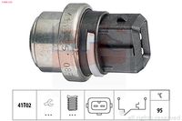 MDR EPS1840 133 - Interruptor de temperatura, testigo de líquido refrigerante