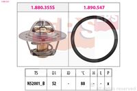 MDR EPS1880 355 - Termostato, refrigerante