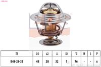 MDR EPS1880 418 - Termostato, refrigerante