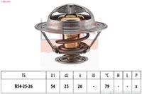 MDR EPS1880 299S - Termostato, refrigerante