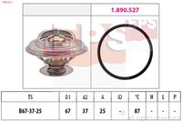 MDR EPS1880 552 - Termostato, refrigerante