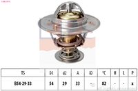 MDR EPS1880 797S - Termostato, refrigerante