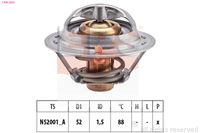 GATES TH24488G1 - Termostato, refrigerante