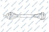 MDR GSP203313OL - Árbol de transmisión