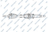 MDR GSP218380 - Árbol de transmisión