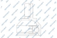 MDR GSP-802066 - Juego de articulación, árbol de transmisión