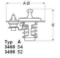 MDR MTH4397 - Termostato, refrigerante