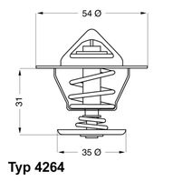 MDR EPS1880 432 - Termostato, refrigerante