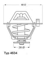 MDR MTH4107 - Termostato, refrigerante