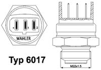 KAMOKA 4090007 - Interruptor de temperatura, ventilador del radiador
