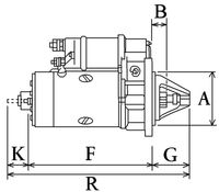HC-Cargo F 032 115 312 - Motor de arranque