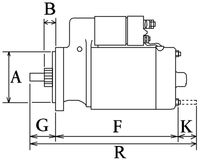 HC-Cargo F 032 111 748 - Motor de arranque