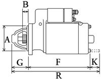 HC-Cargo F 032 110 347 - Motor de arranque
