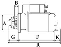 HC-Cargo F 032 110 292 - Motor de arranque
