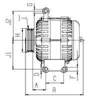 HC-Cargo F 032 113 722 - Alternador