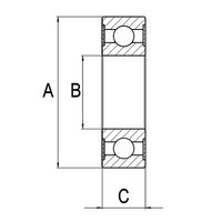 HC-Cargo F 032 333 103 - Cojinete de anillos colectores, alternador