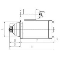 HC-Cargo F 032 115 311 - Motor de arranque