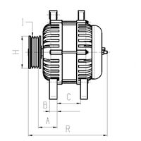 ERA ZN5593 - Rueda libre alternador
