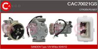 CASCO CAC70021GS - Compresor, aire acondicionado - Genuine
