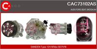 CASCO CAC73102AS - Compresor, aire acondicionado - Brand New HQ
