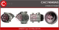 CASCO CAC74040AS - Compresor, aire acondicionado - Brand New HQ