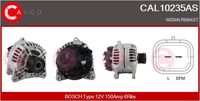 CASCO CAL10235AS - Alternador - Brand New HQ