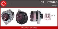 CASCO CAL15216AS - Alternador - Brand New HQ