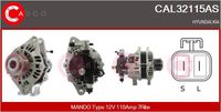 CASCO CAL32115AS - Alternador - Brand New HQ