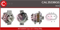 CASCO CAL35336GS - Alternador - Genuine