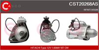CASCO CST20268AS - Motor de arranque - Brand New HQ