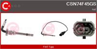 BOSCH 0986259145 - Sensor, temp. gas escape