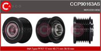 CASCO CCP90163AS - Polea, alternador - Brand New HQ