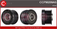 CASCO CCP90209AS - Polea, alternador - Brand New HQ