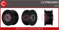 CASCO CCP90238AS - Polea, alternador - Brand New HQ