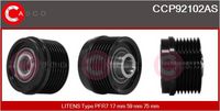 CASCO CCP92102AS - Polea, alternador - Brand New HQ
