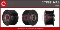 CASCO CCP92114AS - Polea, alternador - Brand New HQ