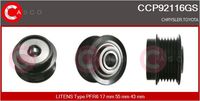 CASCO CCP92116GS - Polea, alternador - Genuine