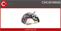 CASCO CRC25105GS - Rectificador, alternador - Genuine
