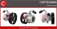 CASCO CSP70128AS - Bomba hidráulica, dirección - Brand New HQ