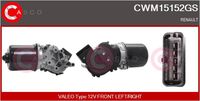 CASCO CWM15152GS - Motor del limpiaparabrisas