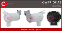 CASCO CWP71001AS - Bomba de agua de lavado, lavado de parabrisas - Brand New HQ