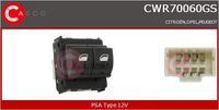 CASCO CWR70060GS - Interruptor, elevalunas - Genuine
