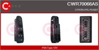 CASCO CWR70066AS - Interruptor, elevalunas - Brand New HQ