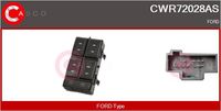 CASCO CWR72028AS - Interruptor, elevalunas - Brand New HQ