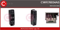 CASCO CWR76034AS - Interruptor, elevalunas - Brand New HQ