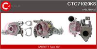 CASCO CTC71020KS - Turbocompresor, sobrealimentación - KAYOTAWA