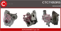 CASCO CTC71053RS - Turbocompresor, sobrealimentación - Reman