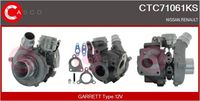 CASCO CTC71061KS - Turbocompresor, sobrealimentación - KAYOTAWA